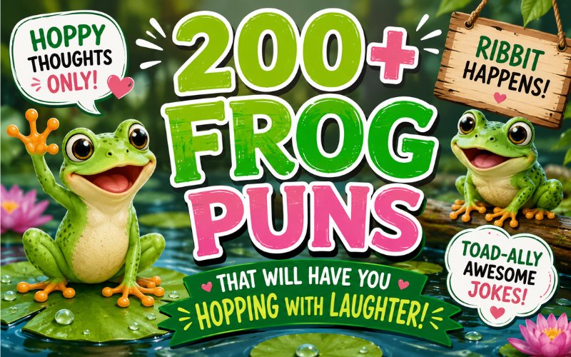 Frog Puns