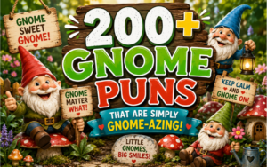 200+ Gnome Puns That Are Simply Gnome-azing 🍄😂