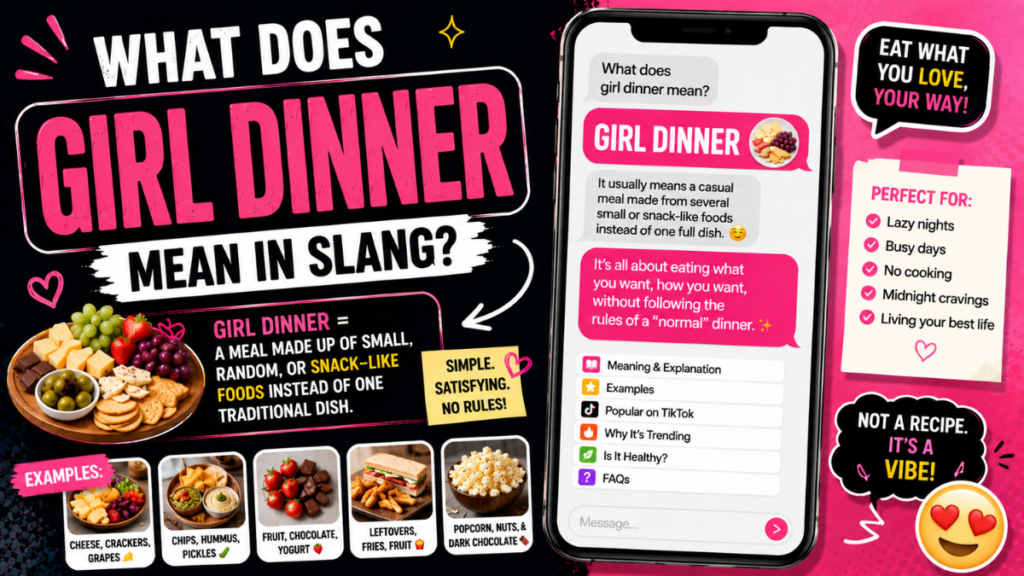 Girl Dinner Meaning