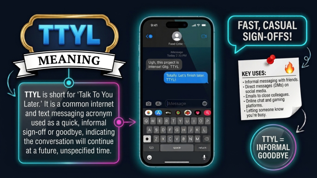 TTYL Meaning