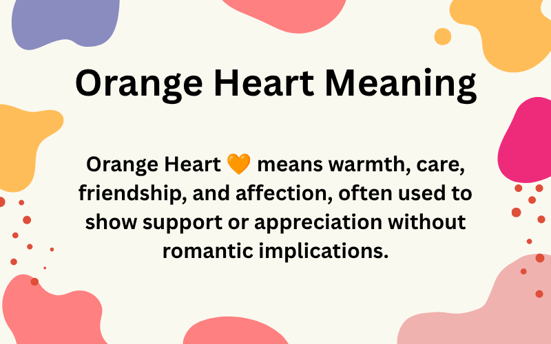 Orange Heart Meaning